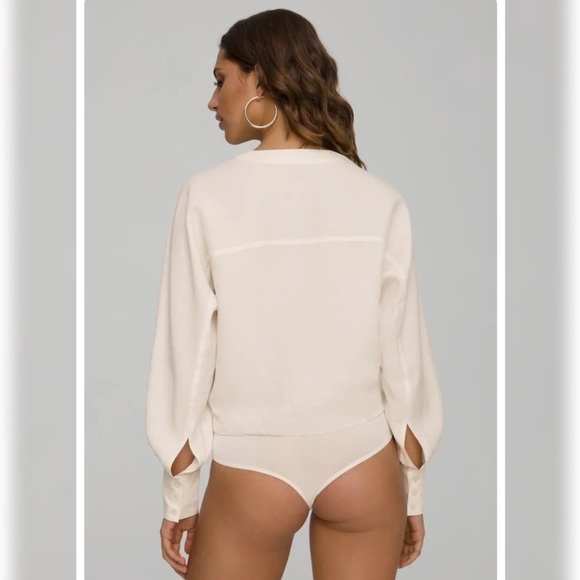 LIKE NEW GOOD AMERICAN UTILITY WRAP BODYSUIT - Picture 3 of 5